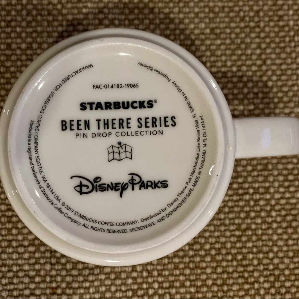 Disney Parks EPCOT Starbucks Been There Series Pin Drop Collection Mug Cup - Picture 4 of 17